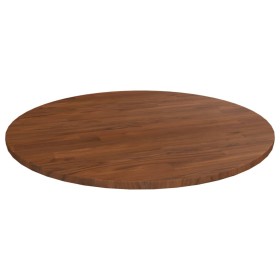 Round oak wood table top in dark brown Ø80x1.5cm by , Table tops - Ref: Foro24-342970, Price: 81,98 €, Discount: %