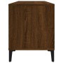 Mueble discos madera contrachapada roble marrón 100x38x48 cm de , Almacenamiento para CD y DVD - Ref: Foro24-831988, Precio: ...