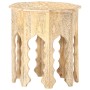 Mesa auxiliar de madera maciza de mango Ø48 cm de vidaXL, Mesas auxiliares - Ref: Foro24-320372, Precio: 154,21 €, Descuento: %