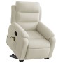 Sillón reclinable de masaje elevable terciopelo crema de , Sillones - Ref: Foro24-3205112, Precio: 328,41 €, Descuento: %