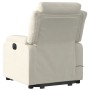 Sillón reclinable de masaje elevable terciopelo crema de , Sillones - Ref: Foro24-3205112, Precio: 328,41 €, Descuento: %