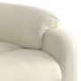 Sillón reclinable de masaje elevable terciopelo crema de , Sillones - Ref: Foro24-3205112, Precio: 328,41 €, Descuento: %