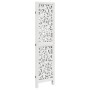 Three-panel solid Paulownia wood room divider screen in white. by , Room dividers - Ref: Foro24-358733, Price: 78,86 €, Disco...