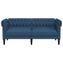 Sofá Chesterfield de 2 plazas tela azul de , Sofás - Ref: Foro24-372553, Precio: 274,99 €, Descuento: %