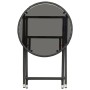 3-piece garden bistro set, black PE rattan with tempered glass. by , Garden sets - Ref: Foro24-3095926, Price: 187,24 €, Disc...