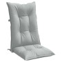 Cushions for high back chair 4 pcs light gray melange fabric by , Cushions for chairs and sofas - Ref: Foro24-4002347, Price:...