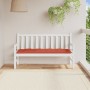 Cushion for garden bench, red melange fabric, 150x50x7 cm. by , Cushions for chairs and sofas - Ref: Foro24-4002559, Price: 3...