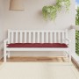 Kissen für Gartenbank aus Stoff in Rotwein-Melange 180x50x7 cm. von , Kissen für Stühle und Sofas - Ref: Foro24-4002573, Prei...