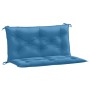 Kissen für Gartenbank 2 Stück Stoff in meliertem Blau 100x50x7 cm von , Kissen für Stühle und Sofas - Ref: Foro24-4002590, Pr...