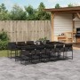 11-piece garden dining set with black synthetic rattan cushions by , Garden sets - Ref: Foro24-3278058, Price: 938,11 €, Disc...