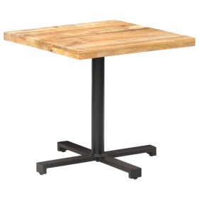 Square bistro table rough mango wood 80x80x75 cm by vidaXL, Kitchen and dining tables - Ref: Foro24-320268, Price: 191,48 €, ...