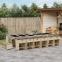 Garten-Essgruppe 17-teilig mit Kissen aus synthetischem Rattan in Beige. von , Gartensets - Ref: Foro24-3277955, Preis: 1,00 ...