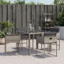 Garden armchairs with 4 synthetic rattan gray cushions by , Garden chairs - Ref: Foro24-4007477, Price: 216,11 €, Discount: %