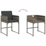 Garden armchairs with 4 synthetic rattan gray cushions by , Garden chairs - Ref: Foro24-4007477, Price: 216,99 €, Discount: %