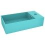 Lavabo con rebosadero cerámica verde claro de vidaXL, Lavabos - Ref: Foro24-146991, Precio: 88,66 €, Descuento: %