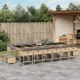 Garten-Essgruppe 17-teilig mit Kissen aus synthetischem Rattan in Beige. von , Gartensets - Ref: Foro24-3278135, Preis: 1,00 ...