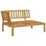 Ecksofa aus Paletten für den Garten, massives Akazienholz. von , Outdoor-Sofas - Ref: Foro24-365844, Preis: 158,50 €, Rabatt: %