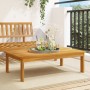 Mesa de jardín madera maciza de acacia 100x60x30 cm de , Sofás de exterior - Ref: Foro24-365846, Precio: 74,00 €, Descuento: %