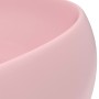 Luxury round matte pink ceramic sink 40x15 cm by vidaXL, Sinks - Ref: Foro24-146999, Price: 86,52 €, Discount: %