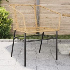 Garden armchairs 2 units synthetic brown rattan by , Garden chairs - Ref: Foro24-369099, Price: 117,99 €, Discount: %