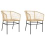 Garden armchairs 2 units synthetic brown rattan by , Garden chairs - Ref: Foro24-369099, Price: 108,04 €, Discount: %