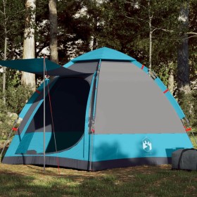 Cabin tent for 4 people, quick opening, blue. by , tents - Ref: Foro24-4005336, Price: 102,34 €, Discount: %