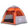 4-person quick opening gray and orange cabin tent shop by , tents - Ref: Foro24-4005334, Price: 105,89 €, Discount: %