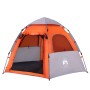 4-person quick opening gray and orange cabin tent shop by , tents - Ref: Foro24-4005334, Price: 105,89 €, Discount: %