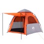 4-person quick opening gray and orange cabin tent shop by , tents - Ref: Foro24-4005334, Price: 105,89 €, Discount: %