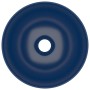 Dark Blue Ceramic Round Bathroom Sink by vidaXL, Sinks - Ref: Foro24-146979, Price: 58,02 €, Discount: %