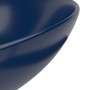 Dark Blue Ceramic Round Bathroom Sink by vidaXL, Sinks - Ref: Foro24-146979, Price: 58,02 €, Discount: %