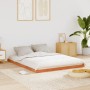 Estructura de cama madera maciza pino marrón cera 160x200 cm de , Camas y somieres - Ref: Foro24-847148, Precio: 91,75 €, Des...