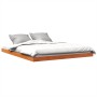 Estructura de cama madera maciza pino marrón cera 160x200 cm de , Camas y somieres - Ref: Foro24-847148, Precio: 91,75 €, Des...