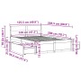 Estructura de cama con cajones madera maciza de pino 120x200 cm de , Camas y somieres - Ref: Foro24-3282351, Precio: 293,41 €...