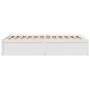 Estructura de cama madera maciza de pino blanco 120x200 cm de , Camas y somieres - Ref: Foro24-3282379, Precio: 197,38 €, Des...