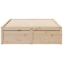 Estructura de cama madera maciza de pino 120x190 cm de , Camas y somieres - Ref: Foro24-3282387, Precio: 160,70 €, Descuento: %