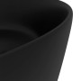 Matte black round ceramic luxury washbasin 40x15 cm by vidaXL, Sinks - Ref: Foro24-147019, Price: 71,83 €, Discount: %