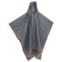 2-in-1 gray and orange hooded rain poncho 223x145 cm by , Camping and hiking - Ref: Foro24-4004199, Price: 22,18 €, Discount: %