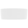 Matte white round ceramic luxury washbasin 40x15 cm by vidaXL, Sinks - Ref: Foro24-147009, Price: 75,66 €, Discount: %