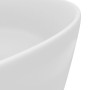 Matte white round ceramic luxury washbasin 40x15 cm by vidaXL, Sinks - Ref: Foro24-147009, Price: 75,66 €, Discount: %