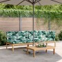 Garten-Palettensofa-Set mit 3-teiligen Kissen aus Akazienholz. von , Outdoor-Sofas - Ref: Foro24-3209324, Preis: 405,86 €, Ra...