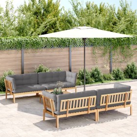 Garten-Palettensofa-Set mit 5-teiligen Kissen aus Akazienholz. von , Outdoor-Sofas - Ref: Foro24-3209422, Preis: 865,99 €, Ra...