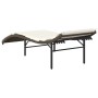 Sun loungers with cushions 2 units synthetic brown rattan by , Loungers - Ref: Foro24-3277302, Price: 241,99 €, Discount: %