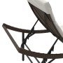 Sun loungers with cushions 2 units synthetic brown rattan by , Loungers - Ref: Foro24-3277302, Price: 241,99 €, Discount: %