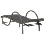 Sun loungers with cushions 2 units synthetic gray rattan by , Loungers - Ref: Foro24-3277309, Price: 306,35 €, Discount: %