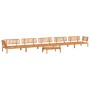 Set of 6-piece solid acacia wood garden pallet sofas by , Outdoor sofas - Ref: Foro24-3209441, Price: 660,03 €, Discount: %