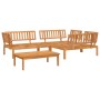 Garten-Palettensofaset 4-teilig Massivholz Akazie von , Outdoor-Sofas - Ref: Foro24-3209434, Preis: 478,35 €, Rabatt: %