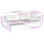 Garten-Palettensofaset 4-teilig Massivholz Akazie von , Outdoor-Sofas - Ref: Foro24-3209434, Preis: 478,35 €, Rabatt: %