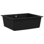 Kitchen sink with black granite overflow by vidaXL, Sinks - Ref: Foro24-147069, Price: 144,74 €, Discount: %