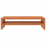 Solid pine wood monitor stand in brown wax finish, measuring 50x24x13 cm. by , TV Furniture - Ref: Foro24-847162, Price: 23,6...